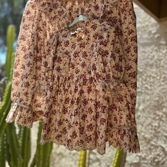 Doen Toddler Dress in Songbird Toile Size 2 - Picture 3 of 3